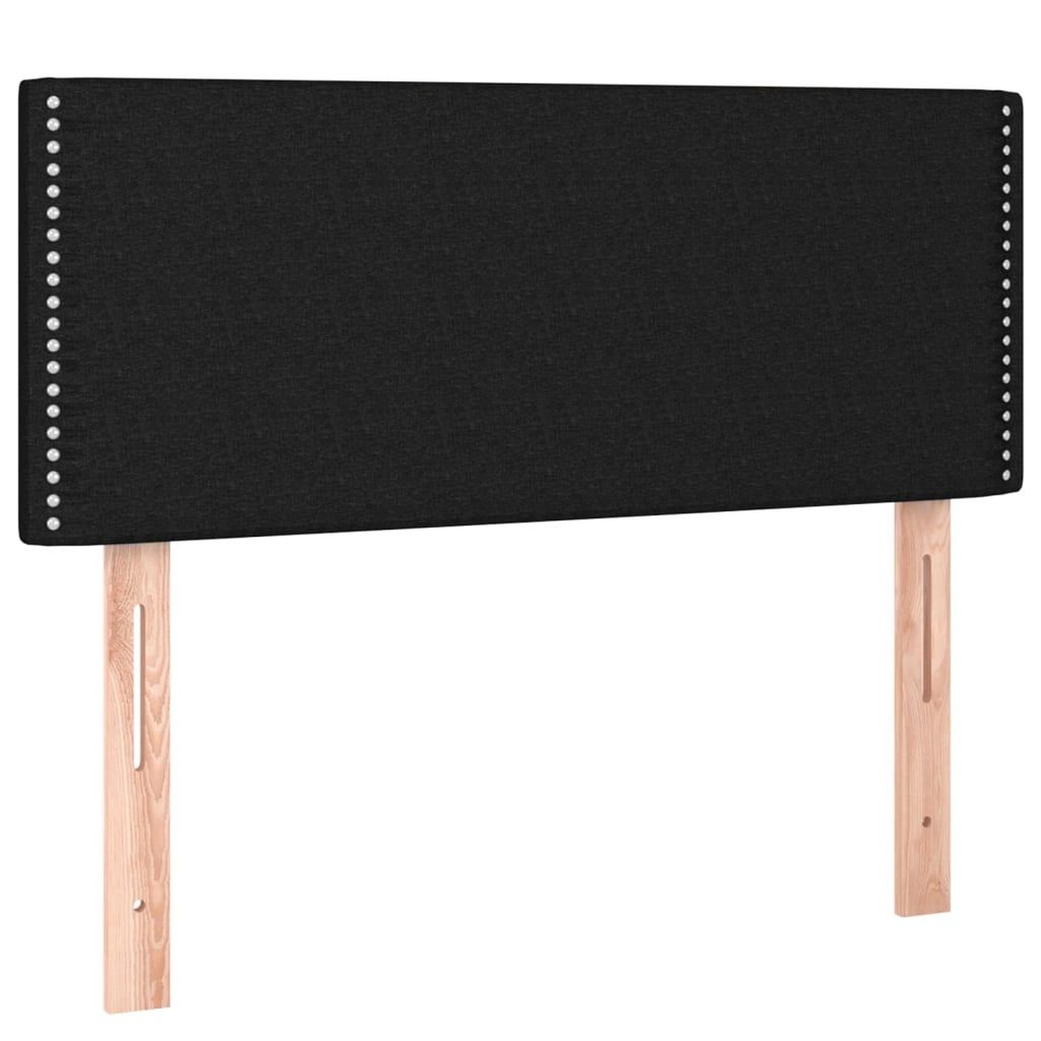 Voir la diapositive 2 : VIDAXL Tete de lit Noir 80x5x78/88 cm Tissu