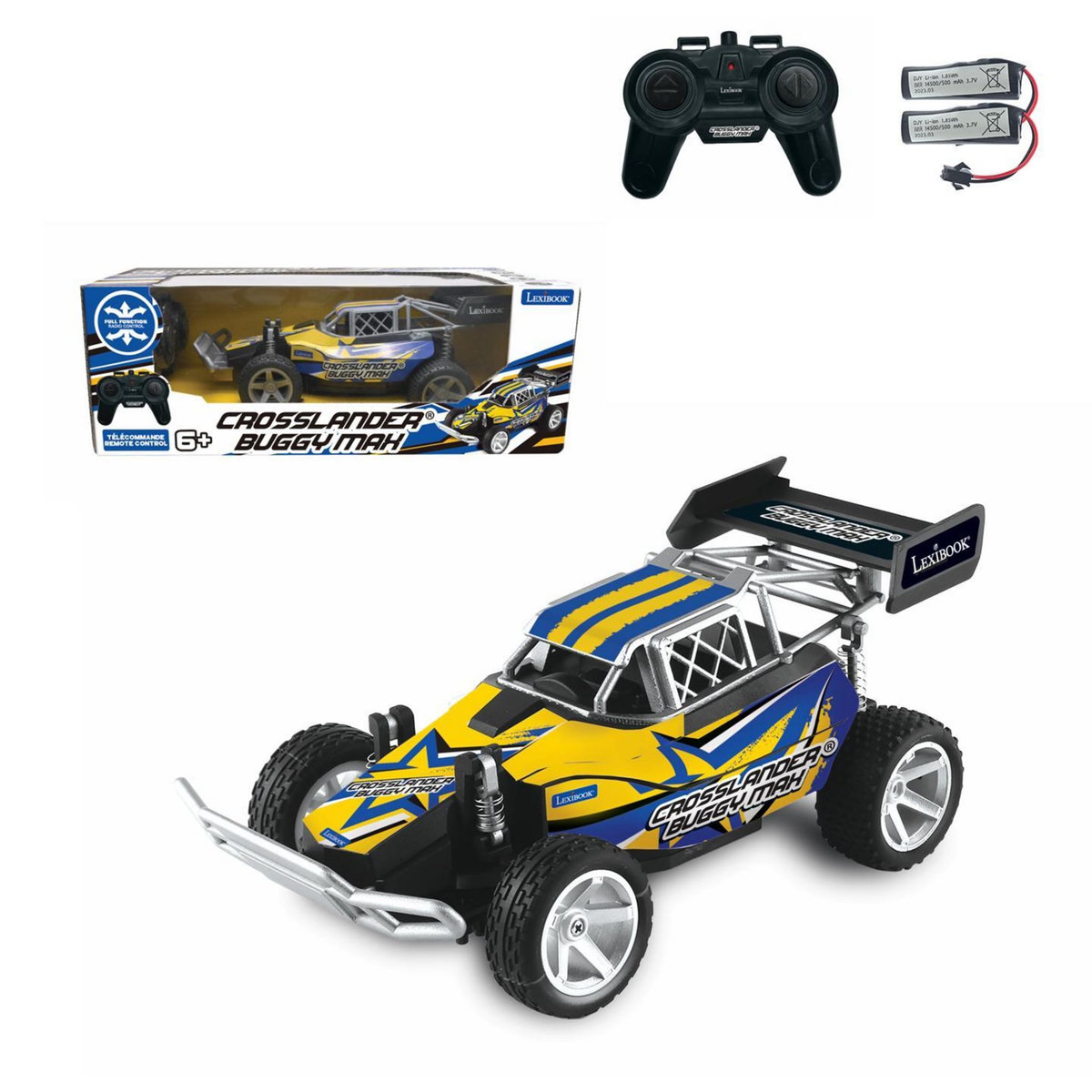 Lexibook Crosslander BUGGY MAX – Voiture Buggy télécommandée rechargeable
