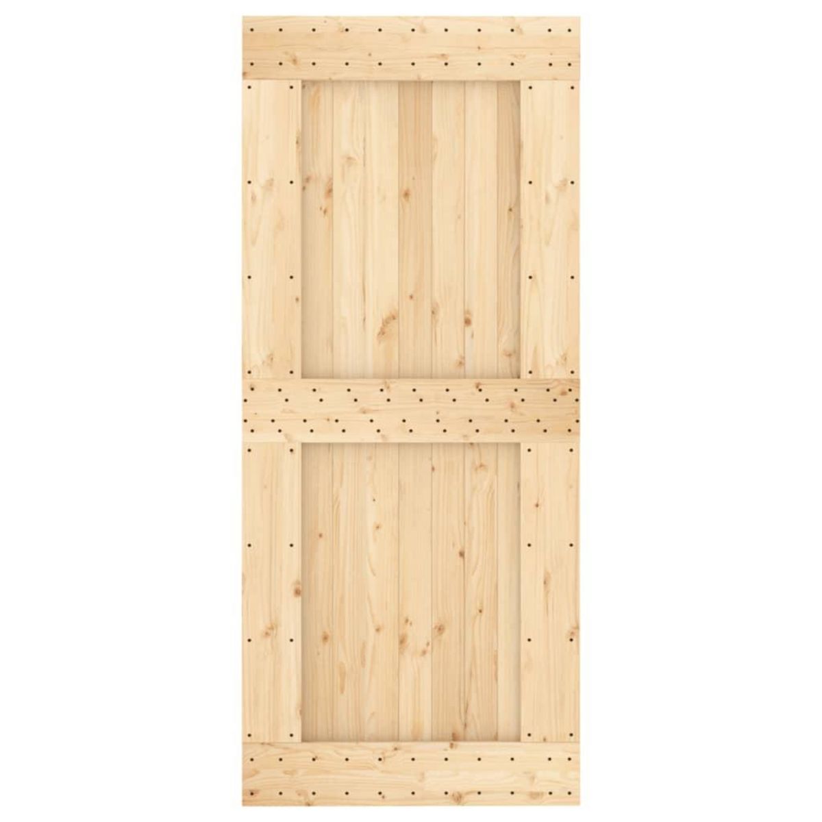 VIDAXL Porte NARVIK 90x210 cm bois massif de pin