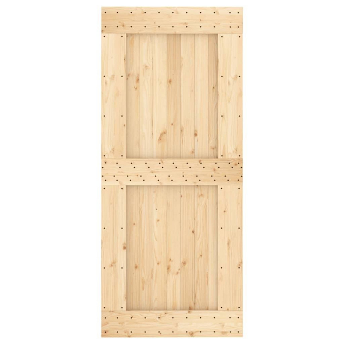 VIDAXL Porte NARVIK 90x210 cm bois massif de pin