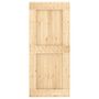 Voir la diapositive 5 : VIDAXL Porte NARVIK 90x210 cm bois massif de pin