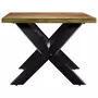 VIDAXL Table a dîner 200x100x75 cm Bois de recuperation solide
