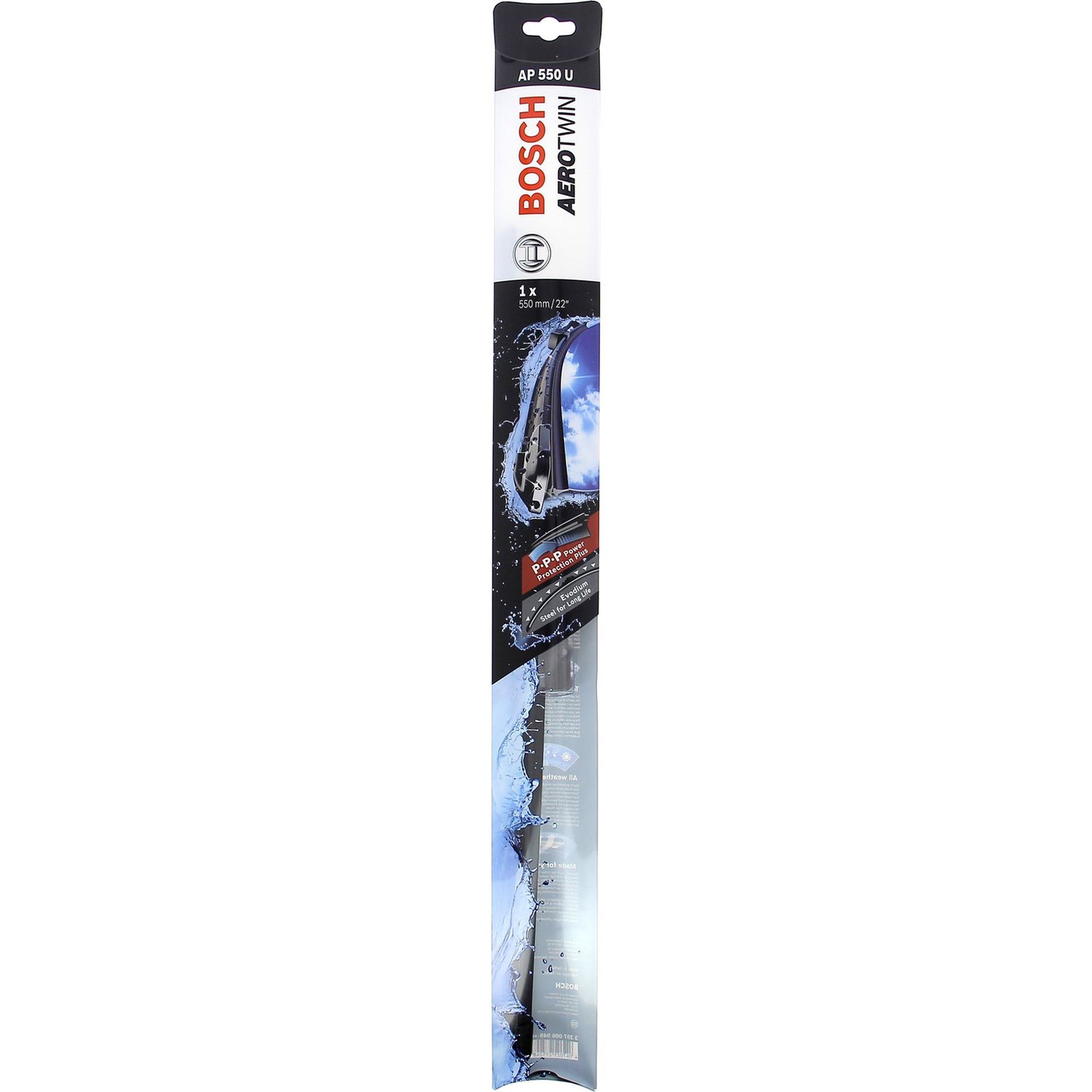 Voir la diapositive 2 : BOSCH Balai d'essuie-glace BOSCH AEROTWINAP550U