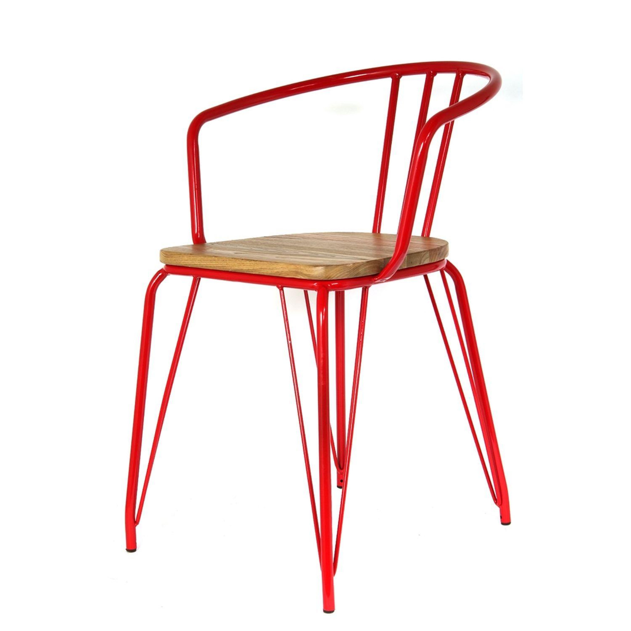 Voir la diapositive 1 : The Home Deco Factory Fauteuil en métal Arnold - H.72,5 cm