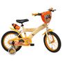 Voir la diapositive 1 : Vélo enfant - Modèle14'' Prince des sables pour enfant de 95/110 cm avec stabilisateurs - Plaque décorative avant - Porte bidon - 2 freins