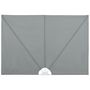 Voir la diapositive 2 : VIDAXL Auvent lateral pliable de terrasse Gris 300 x 150 cm