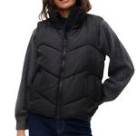 Vero Moda Doudoune sans manches  Femme Vero  oda Ligaeva. Coloris disponibles : Noir