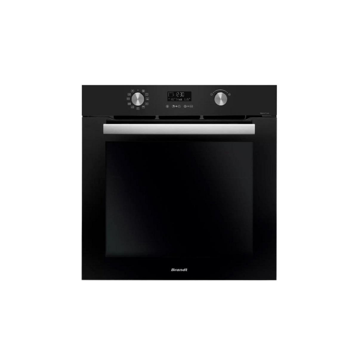 BRANDT Four intégrable multifonction 67l 60cm à pyrolyse noir - BOP5337B