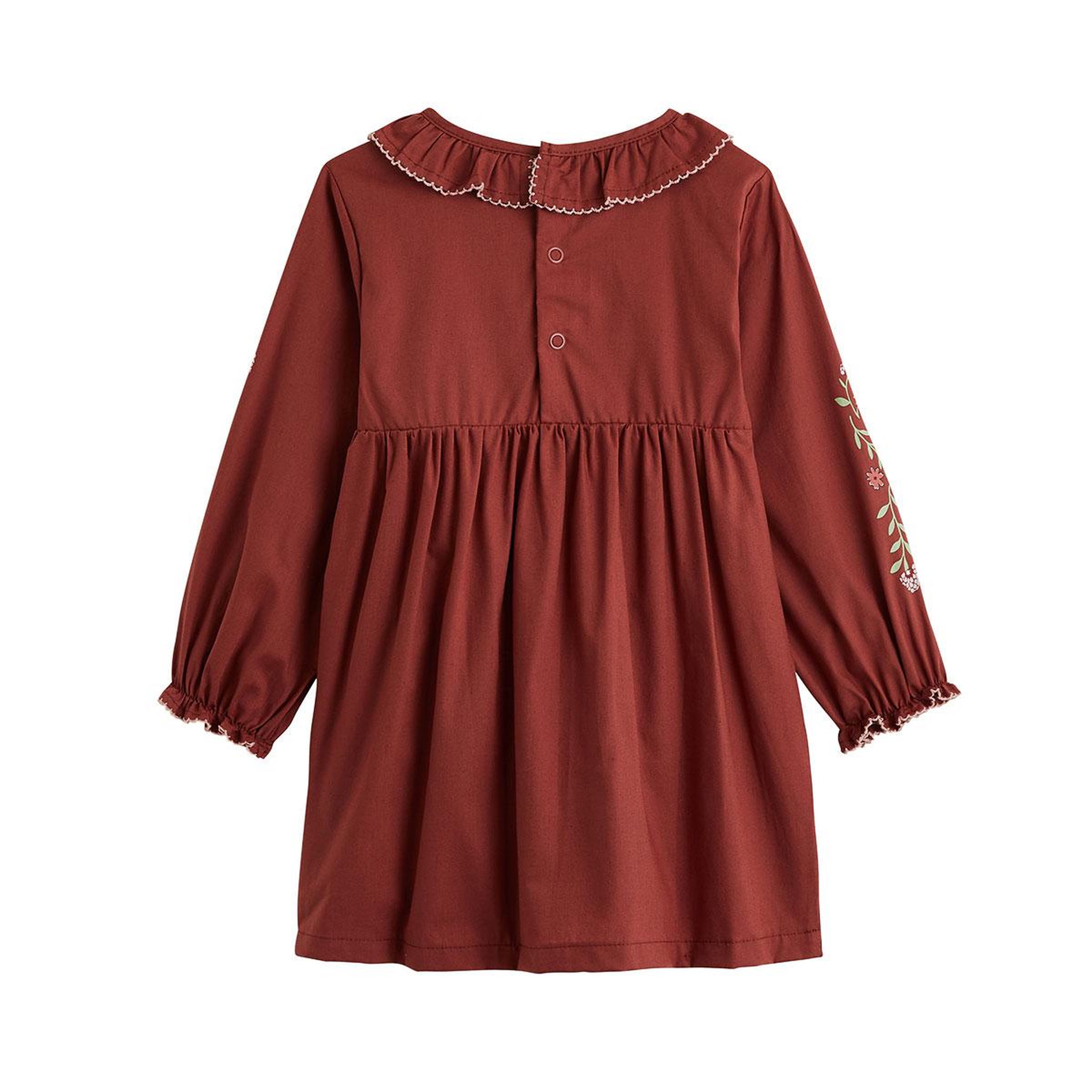 Voir la diapositive 2 : PETIT BEGUIN Robe enfant en popeline harmony