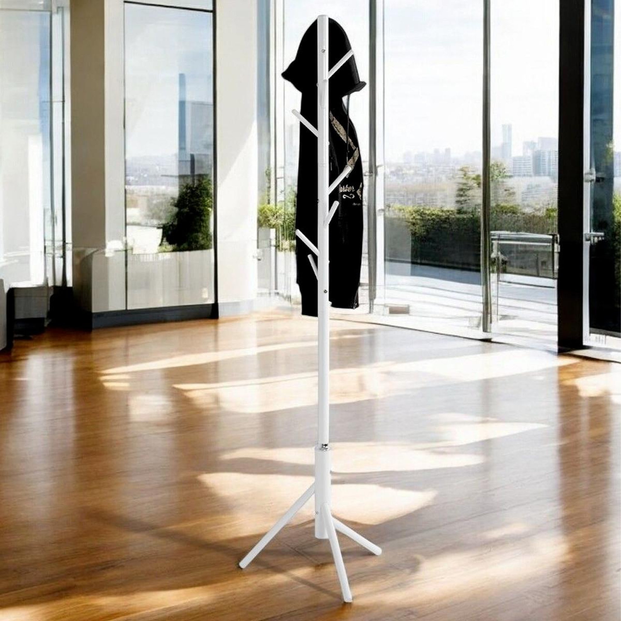 Voir la diapositive 2 : Paris Prix Porte-manteau design  nadia  173cm blanc