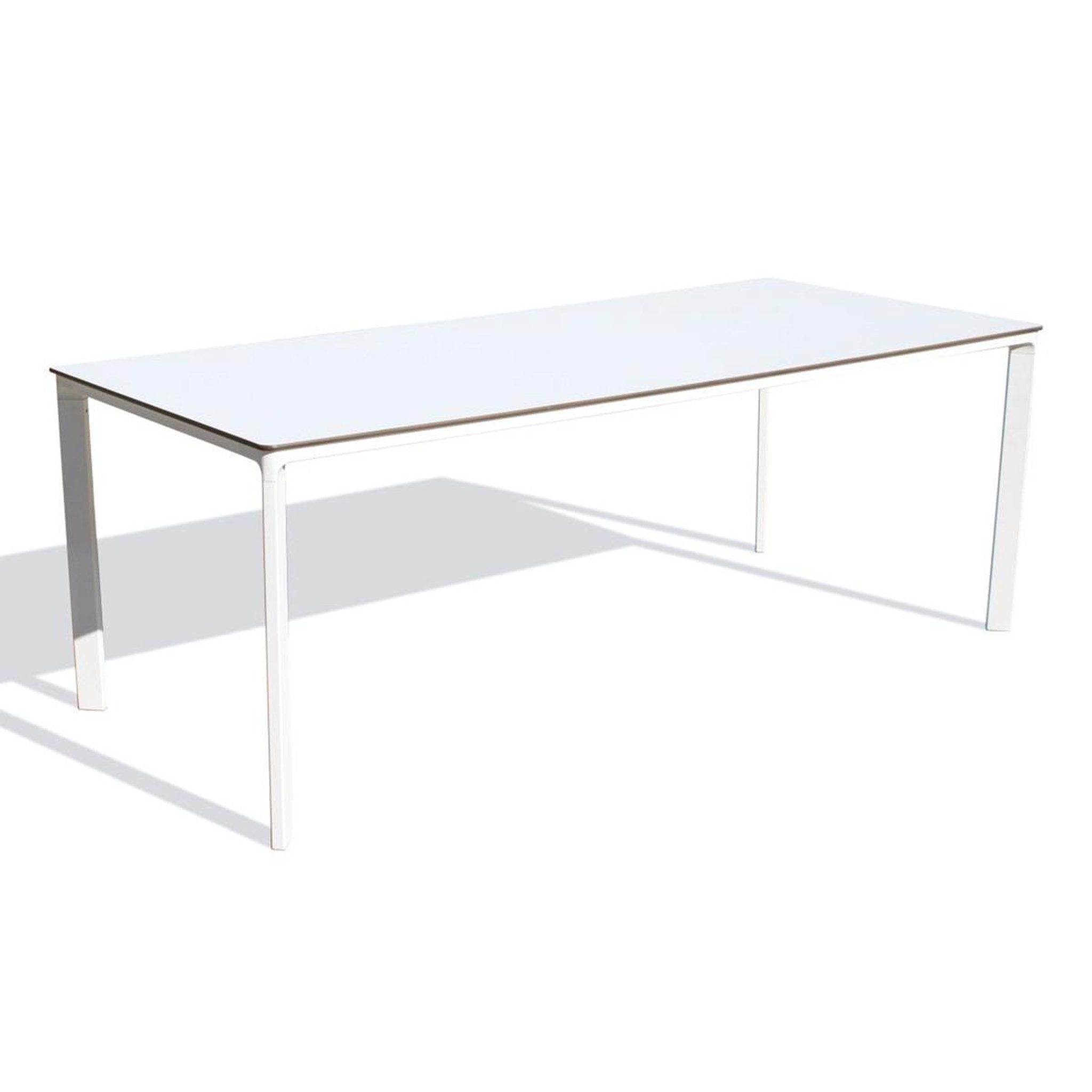 DCB GARDEN Table de Jardin 8 Places  Meet  200cm Blanc