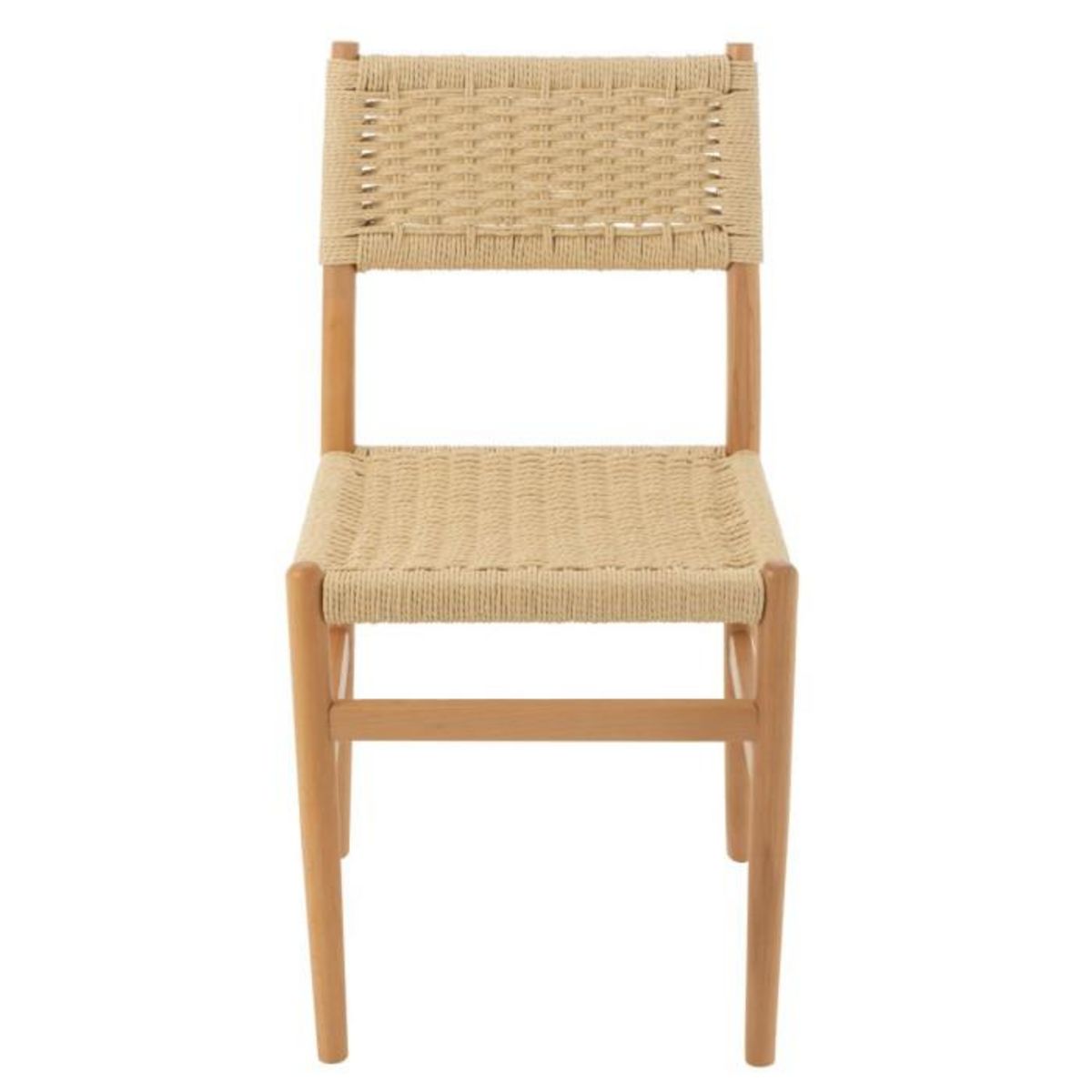 Paris Prix Chaise Corde en Bois  Lap  87cm Naturel