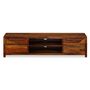 Voir la diapositive 2 : VIDAXL Meuble TV Bois massif 120x30x30 cm