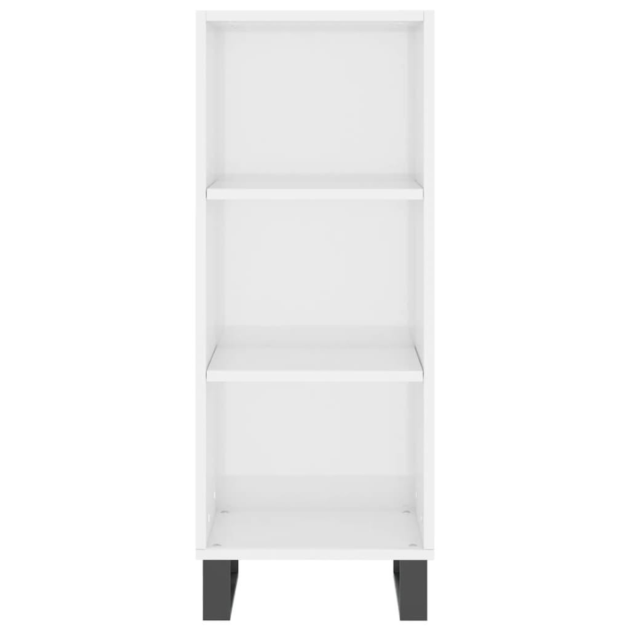Voir la diapositive 4 : VIDAXL Buffet blanc brillant 34,5x32,5x90 cm bois d'ingenierie