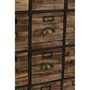 Voir la diapositive 6 : Paris Prix Meuble de Rangement 16 Tiroirs  Damian  92cm Marron