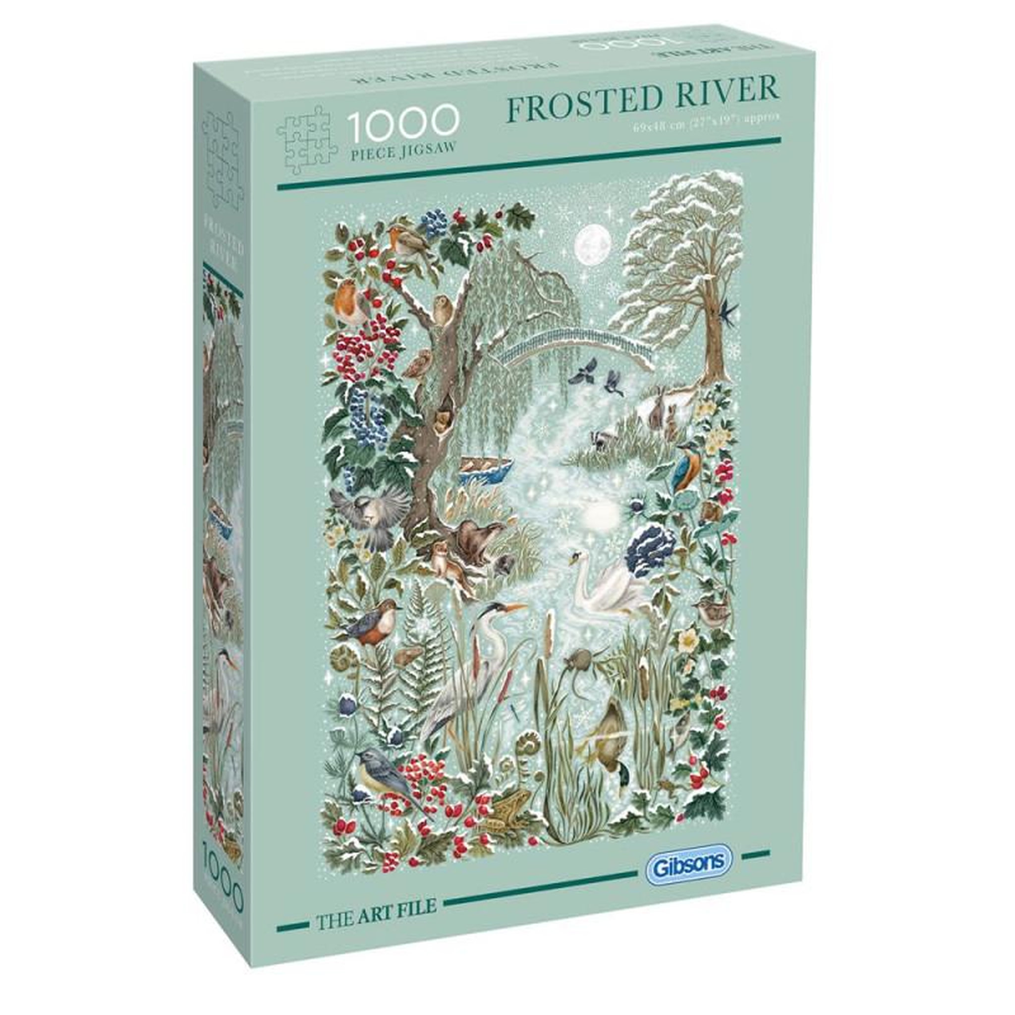 Gibsons Puzzle 1000 pièces Frosted River – Gibsons – Adulte – Haute qualité