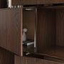 Voir la diapositive 6 : IDIMEX Buffet haut SIMONA H 139 cm en bois massif