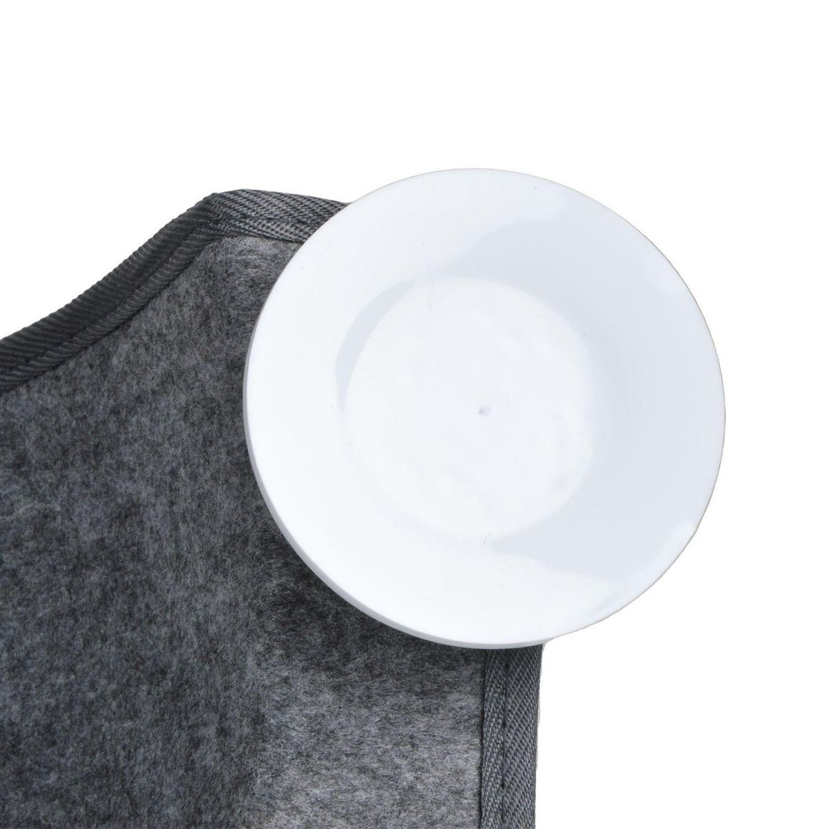 LOVE STORY Hamac de fenêtre pour chat - Gris