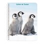 Cahier de texte à spirale Animaux sauvages set 3 bébés pingouins