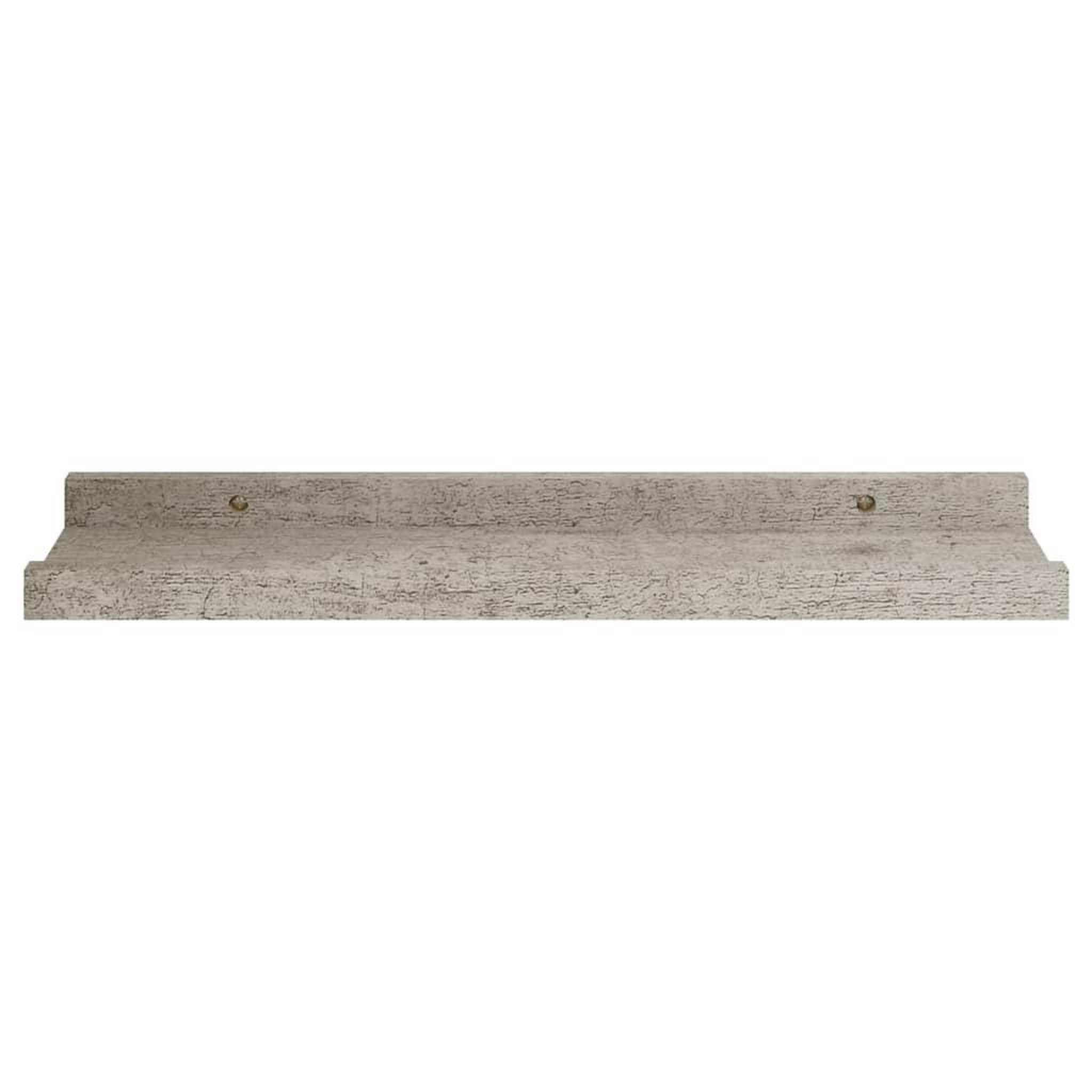 Voir la diapositive 5 : VIDAXL Etageres murales 2 pcs Gris beton 40x9x3 cm