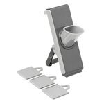 FIVE Mandoline à Piston  Multidécoupe  26cm Gris