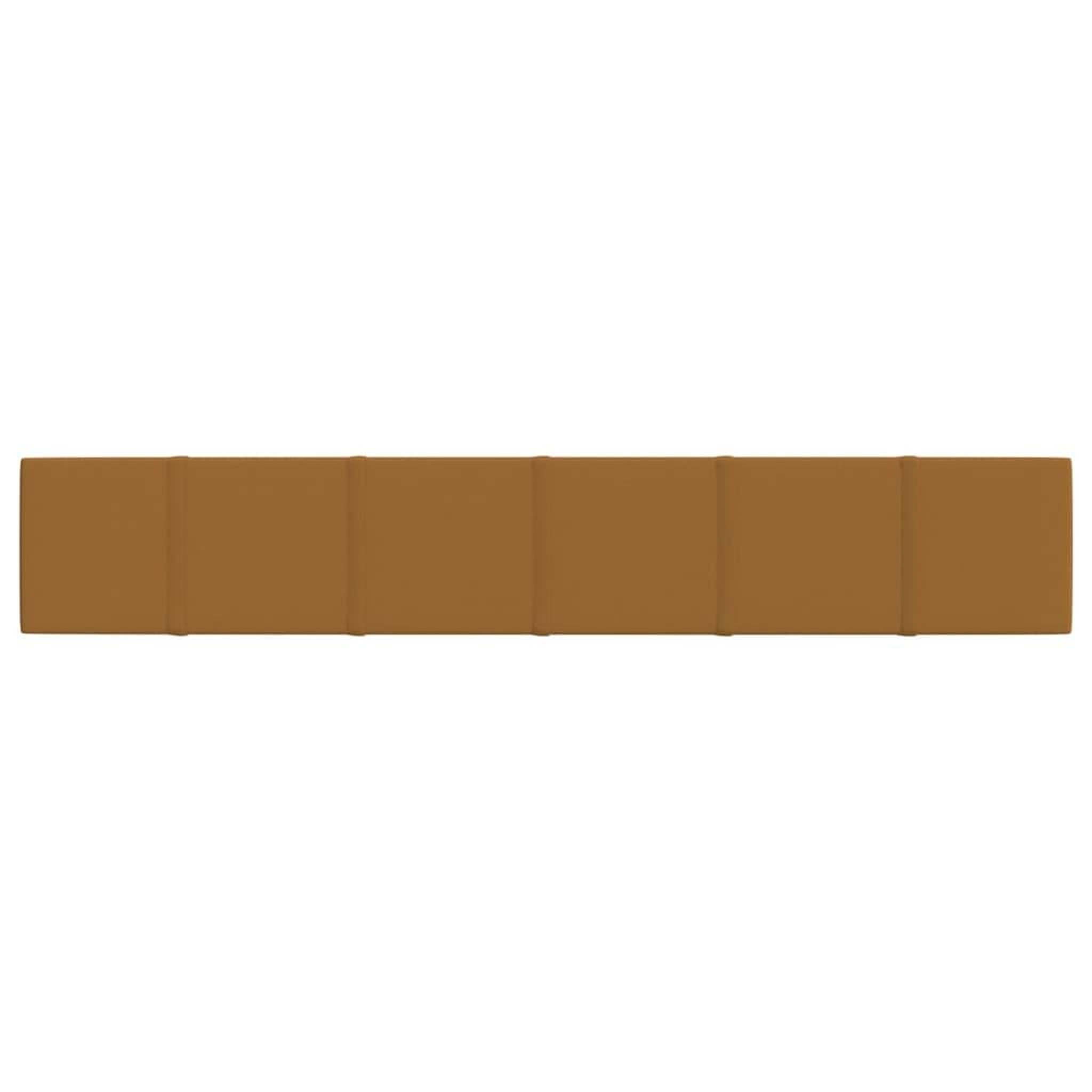 Voir la diapositive 5 : VIDAXL Panneaux muraux 12 pcs Marron 90x15 cm Velours 1,62 m^2