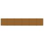 Voir la diapositive 5 : VIDAXL Panneaux muraux 12 pcs Marron 90x15 cm Velours 1,62 m^2