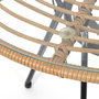 Voir la diapositive 3 : Paris Prix Table de Jardin Ronde  Surabaya  90cm Noir