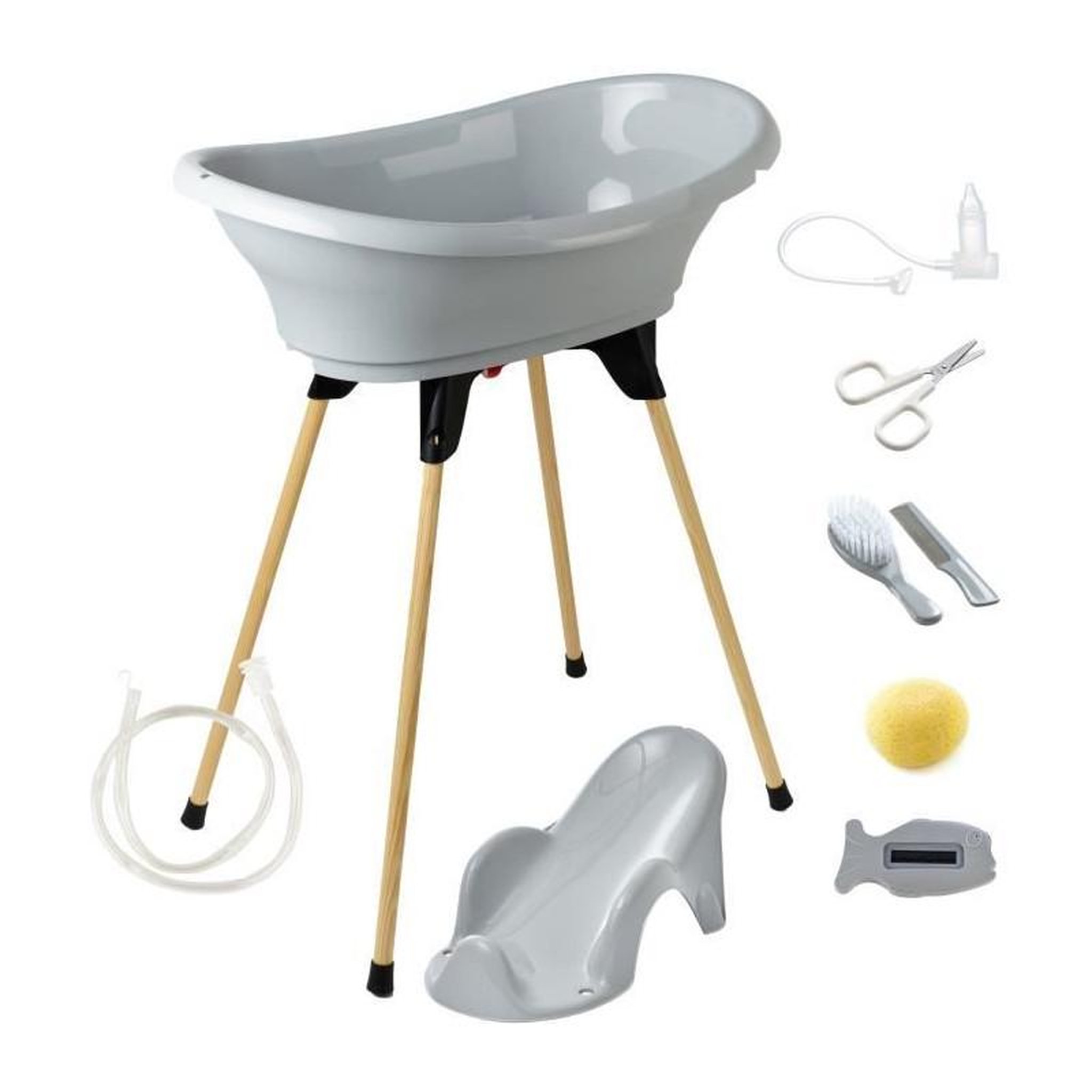 THERMOBABY Pack bain - THERMOBABY - VASCO 9 en 1 - Gris Charme