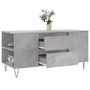 Voir la diapositive 4 : VIDAXL Table basse gris beton 102x44,5x50 cm bois d'ingenierie