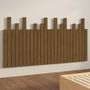 Voir la diapositive 4 : VIDAXL Tete de lit murale Marron miel 159,5x3x80 cm Bois massif de pin