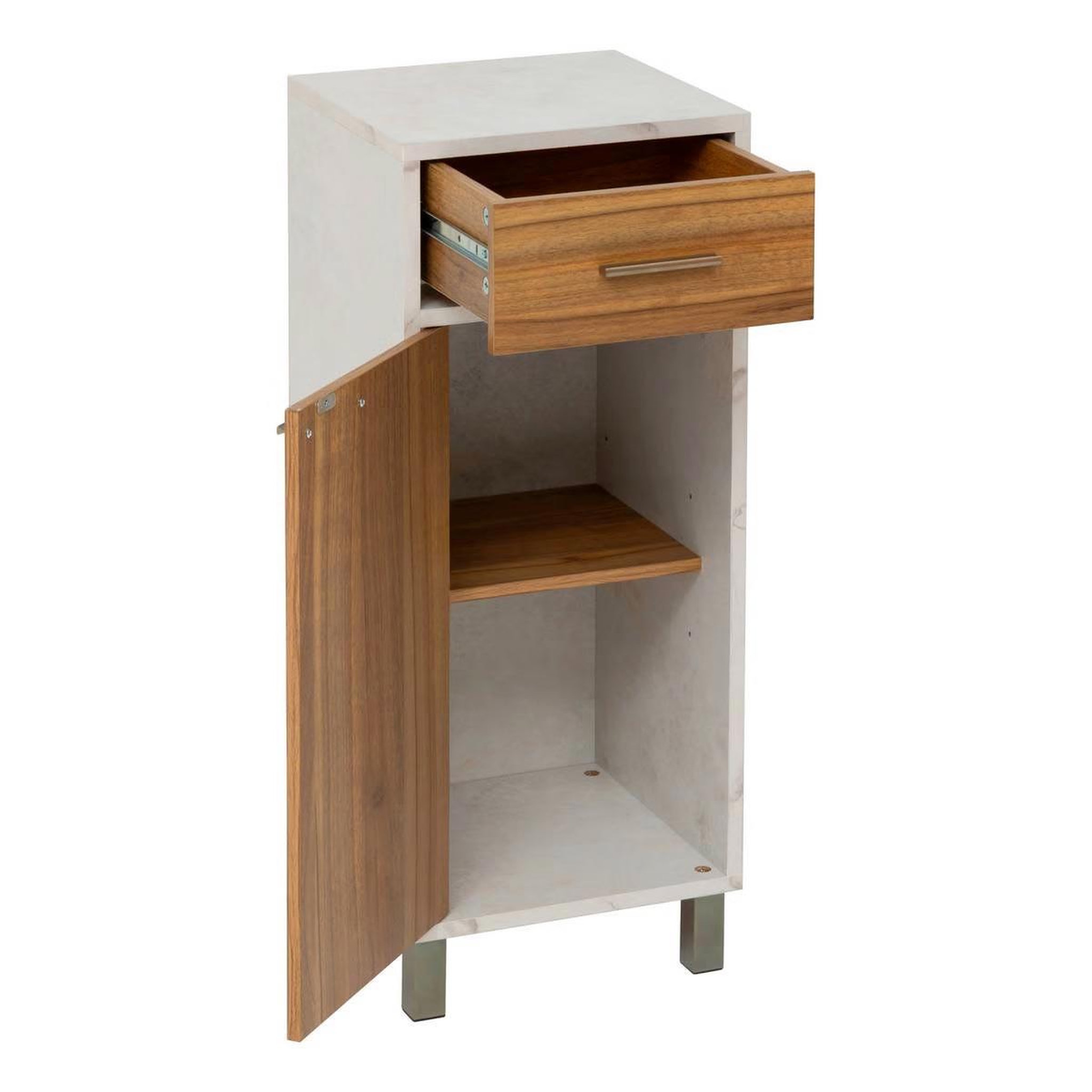 Voir la diapositive 2 : FIVE Meuble bas salle de bain  côme  78cm beige