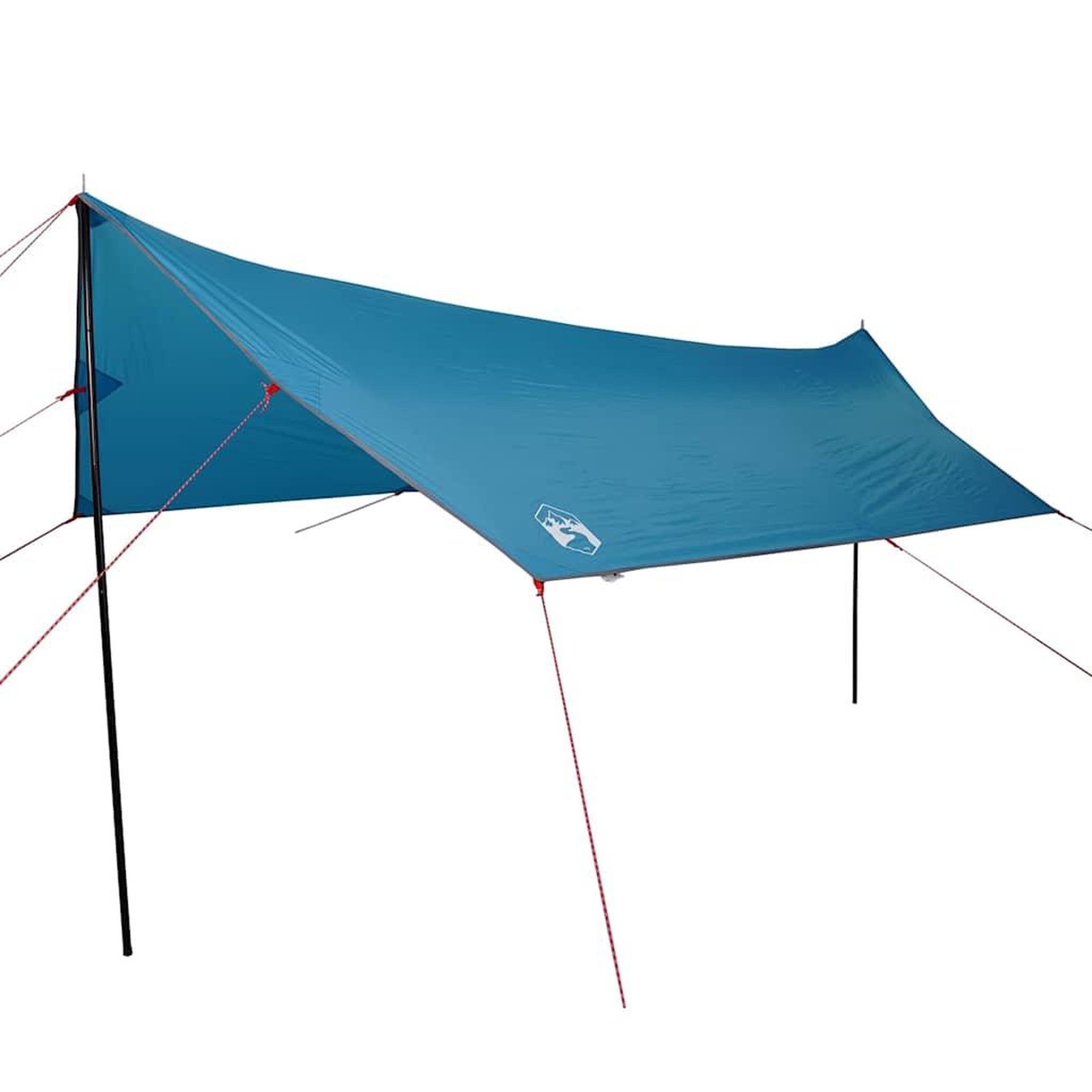 Voir la diapositive 2 : VIDAXL Bache de camping bleu 460x305x210 cm impermeable