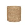 Voir la diapositive 1 : LISA DESIGN Jenna - pouf - en jute naturelle