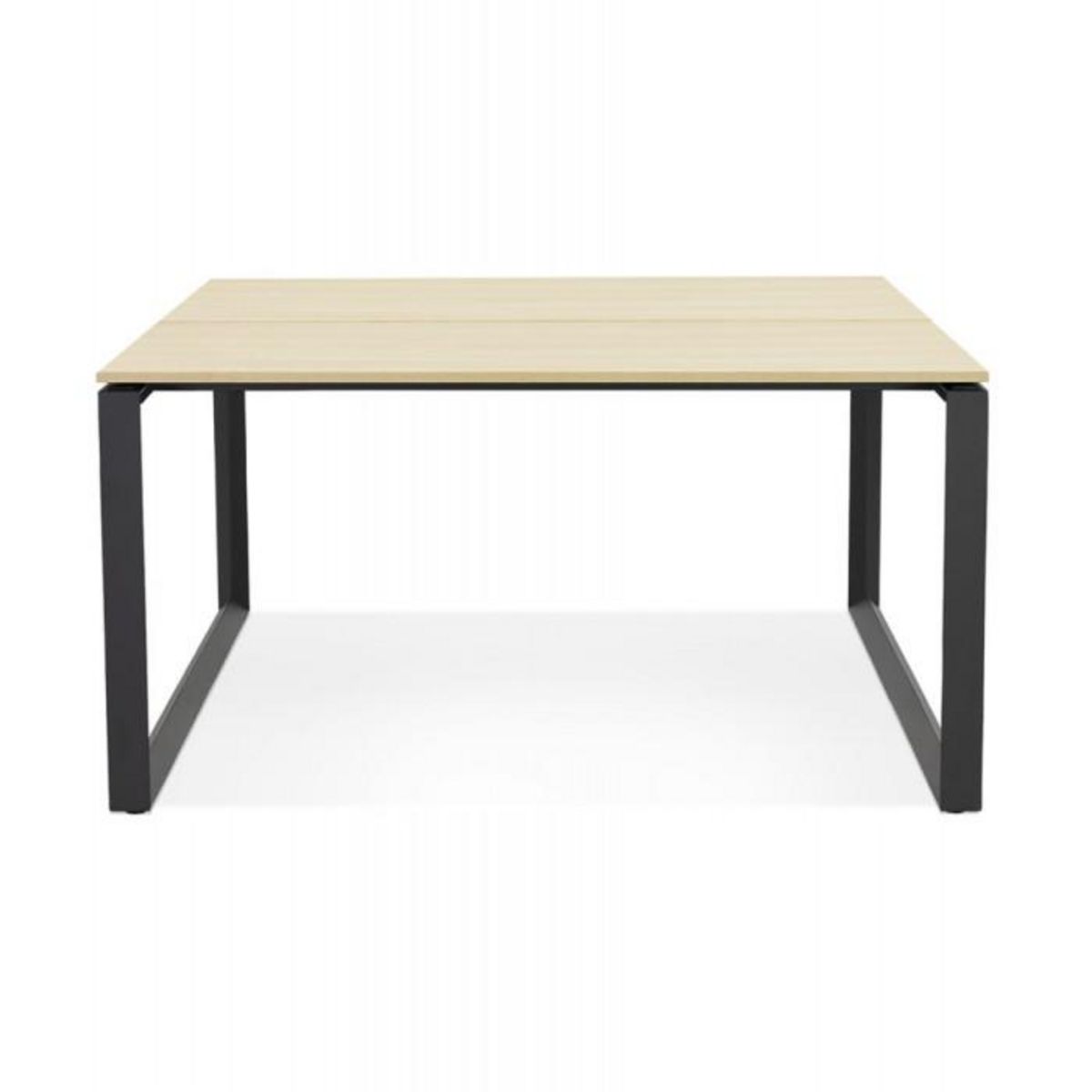 Paris Prix Bureau Bench Design  Dane  160cm Noir & Naturel
