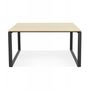 Voir la diapositive 2 : Paris Prix Bureau Bench Design  Dane  160cm Noir & Naturel