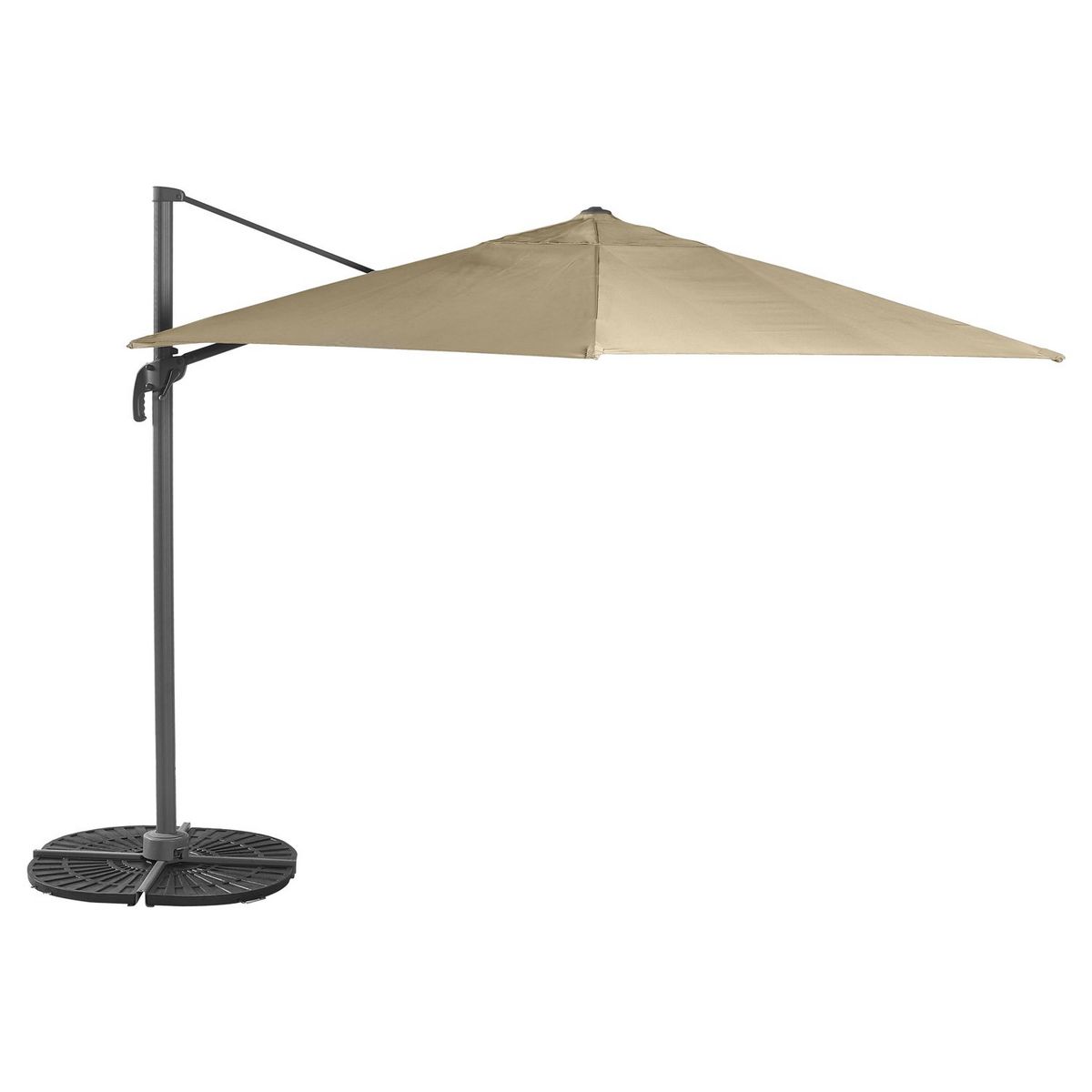 GARDENSTAR Parasol déporté 360° beige
