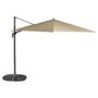 Voir la diapositive 2 : GARDENSTAR Parasol déporté 360° beige