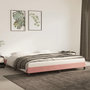 Voir la diapositive 1 : VIDAXL Cadre de lit sans matelas rose 200x200 cm velours