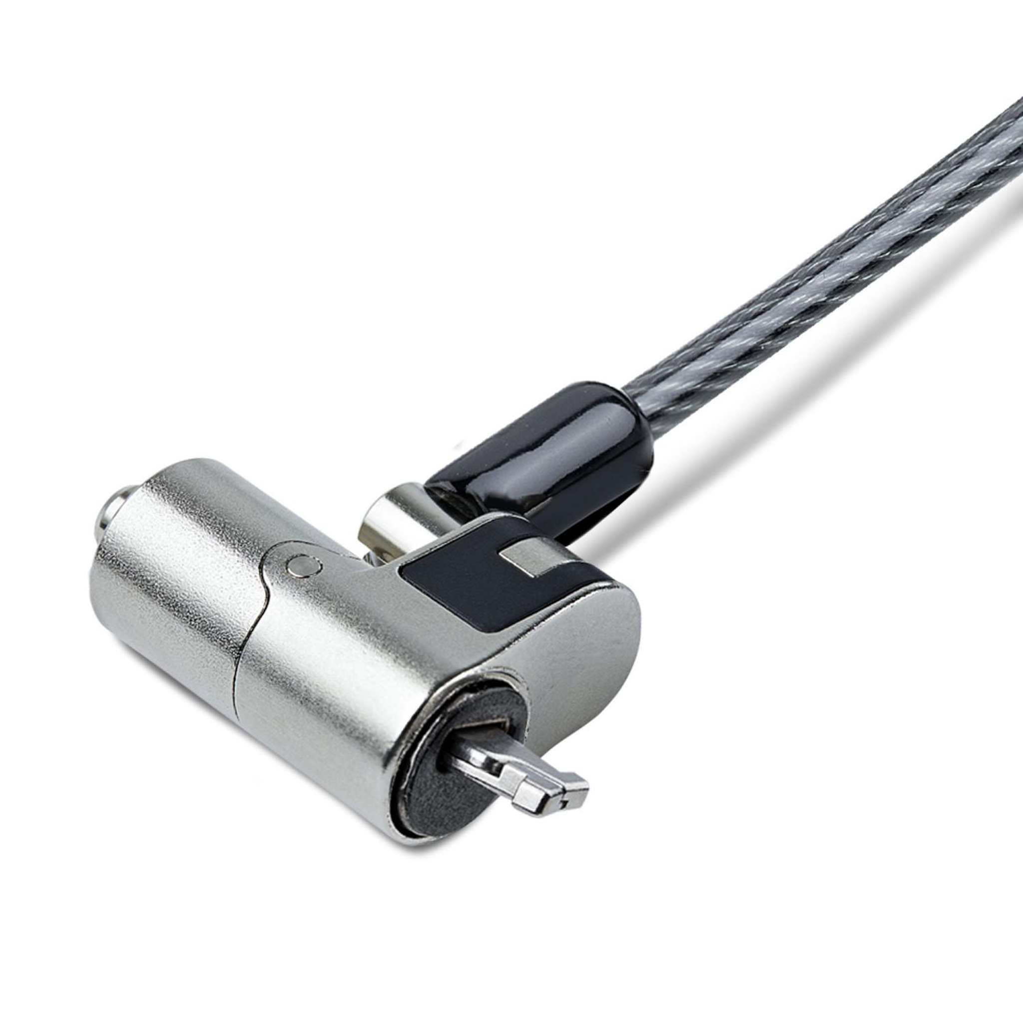 Voir la diapositive 3 : Startech StarTech.com NANOK-LAPTOP-LOCK câble antivol Noir, Argent 2 m