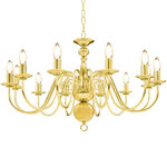 VIDAXL Lustre Dore 12 ampoules E14