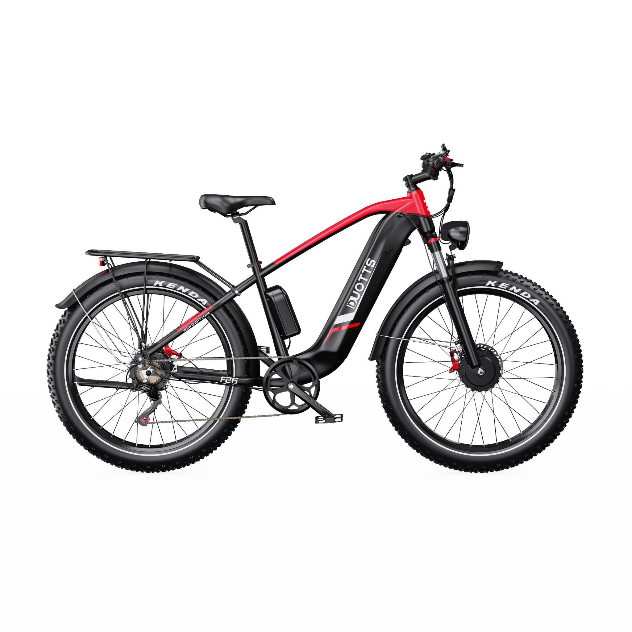 DUOTTS VTT électrique DUOTTS F26. Coloris disponibles : Gris, Rouge