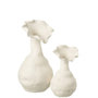 Voir la diapositive 2 : Paris Prix Vase Déco en Céramique  Helix  24cm Blanc