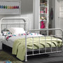 Voir la diapositive 3 : Paris Prix Lit Enfant Métal  New York  120x200cm Blanc