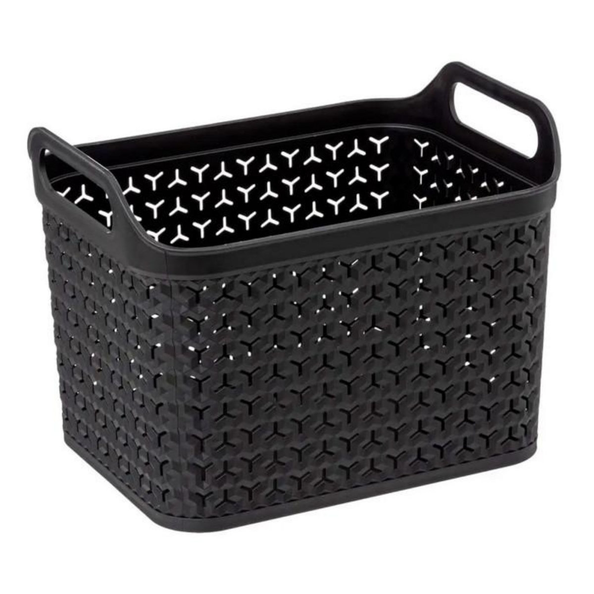 FIVE Panier de Rangement  Ajouré  30cm Noir