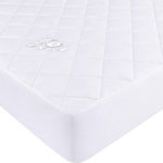Home collection Protège matelas 100% polyester 205gsm matelasse impermeable respirant. Coloris disponibles : Blanc