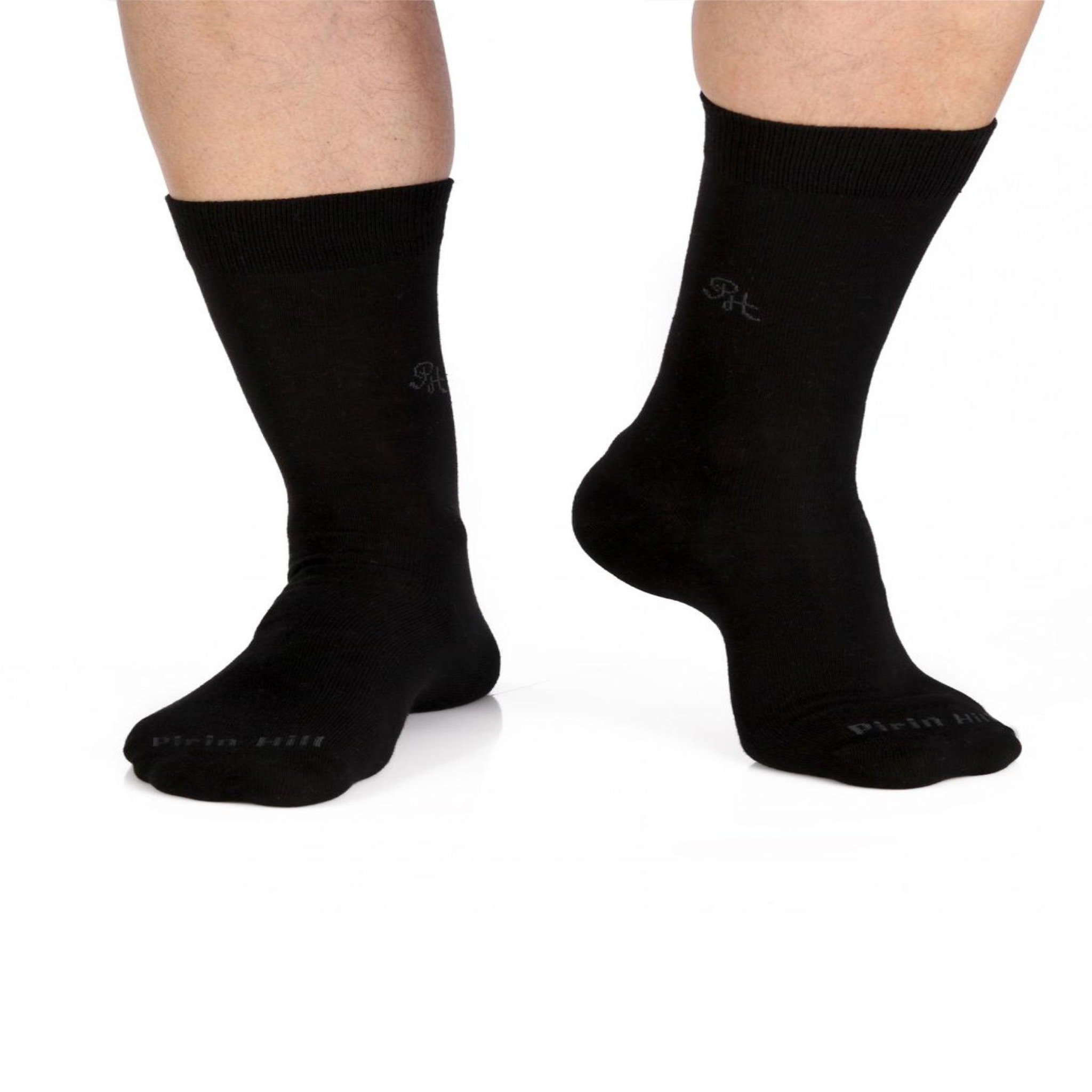 PIRIN HILL Chaussettes 98% coton noires
