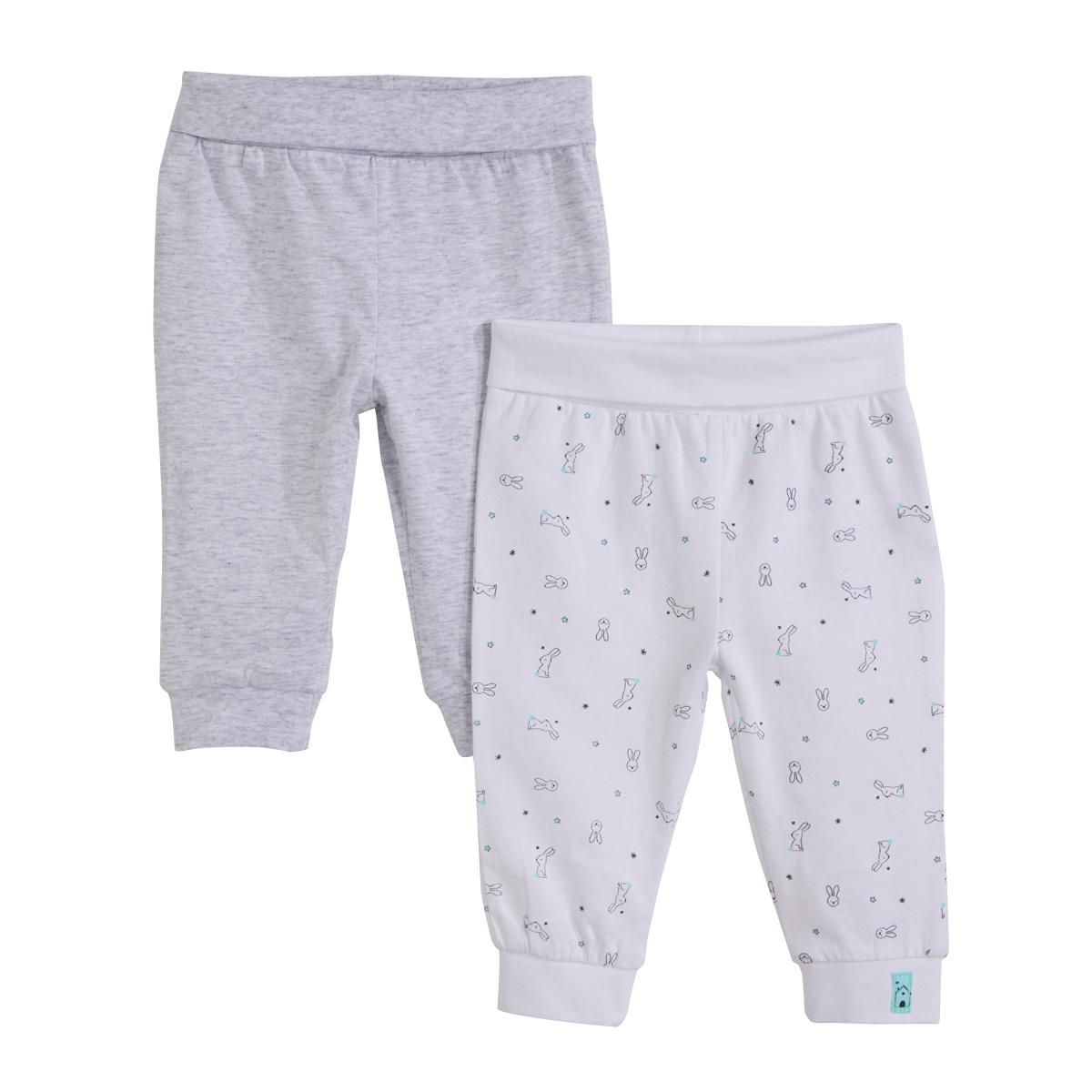 IN EXTENSO Lot de 2 pantalons jersey bébé garçon