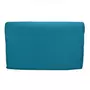 MARKET24 Joe Banquette BZ GEOMETRICO - Tissu turquoise - L 143 x P 101 x H 95 cm