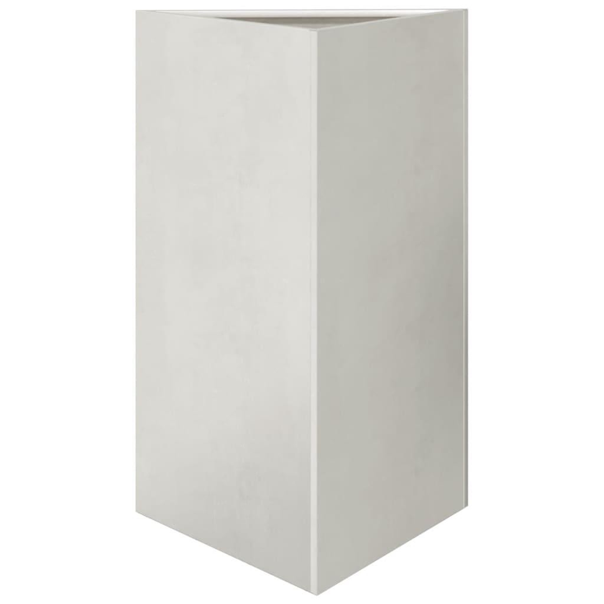 Voir la diapositive 2 : VIDAXL Jardiniere triangulaire 50x43x75 cm acier inoxydable